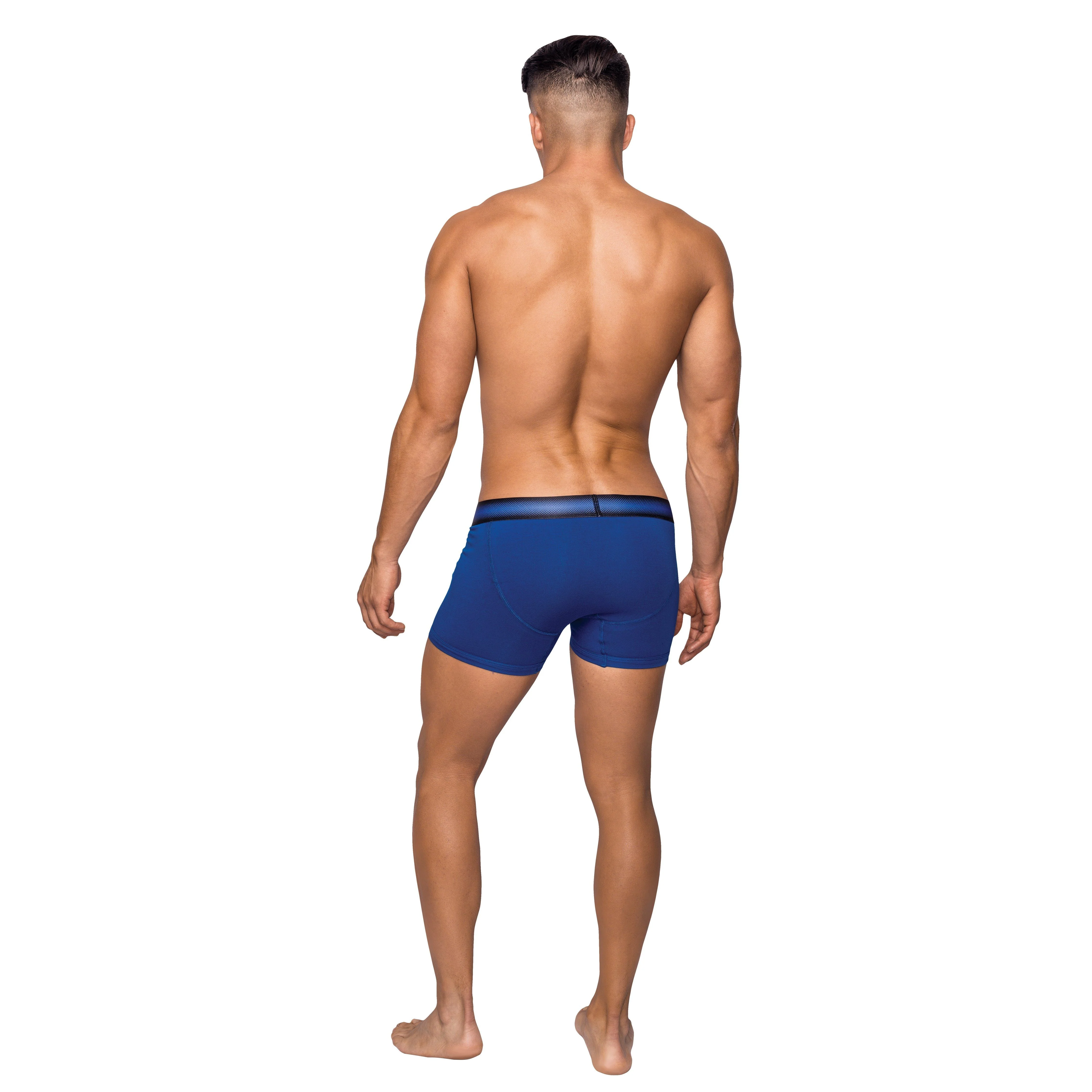 Men’s Cotton Pocket Pouch Boxer Shorts - Image 2
