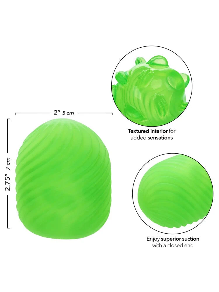 Pop Sock Textured Reversible Ripple Personal Pocket Stroker - Image 2