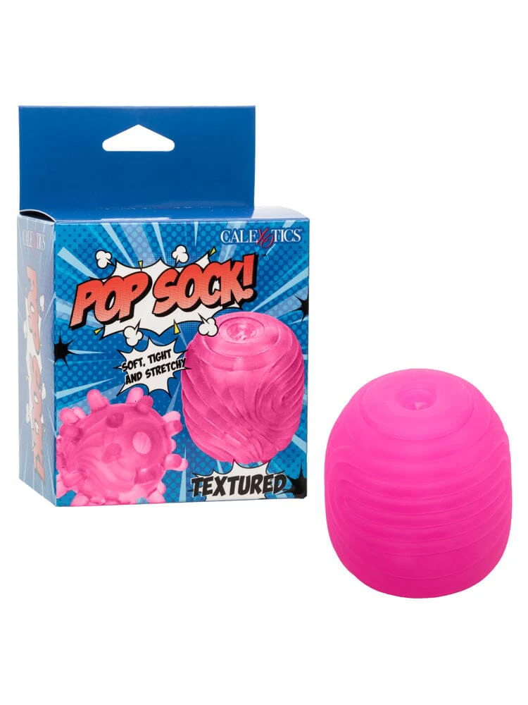 Pop Sock Textured Reversible Nubby Personal Pocket Stroker - Image 2