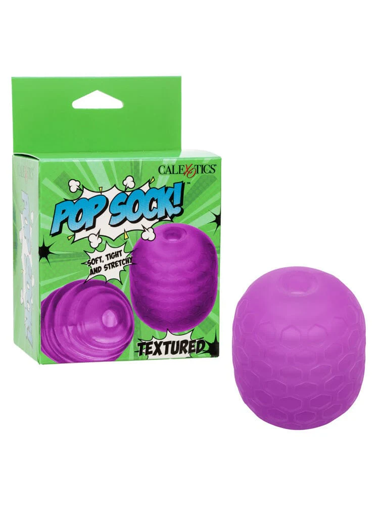 Pop Sock Textured Reversible Ribbed Personal Pocket Stroker - Image 2