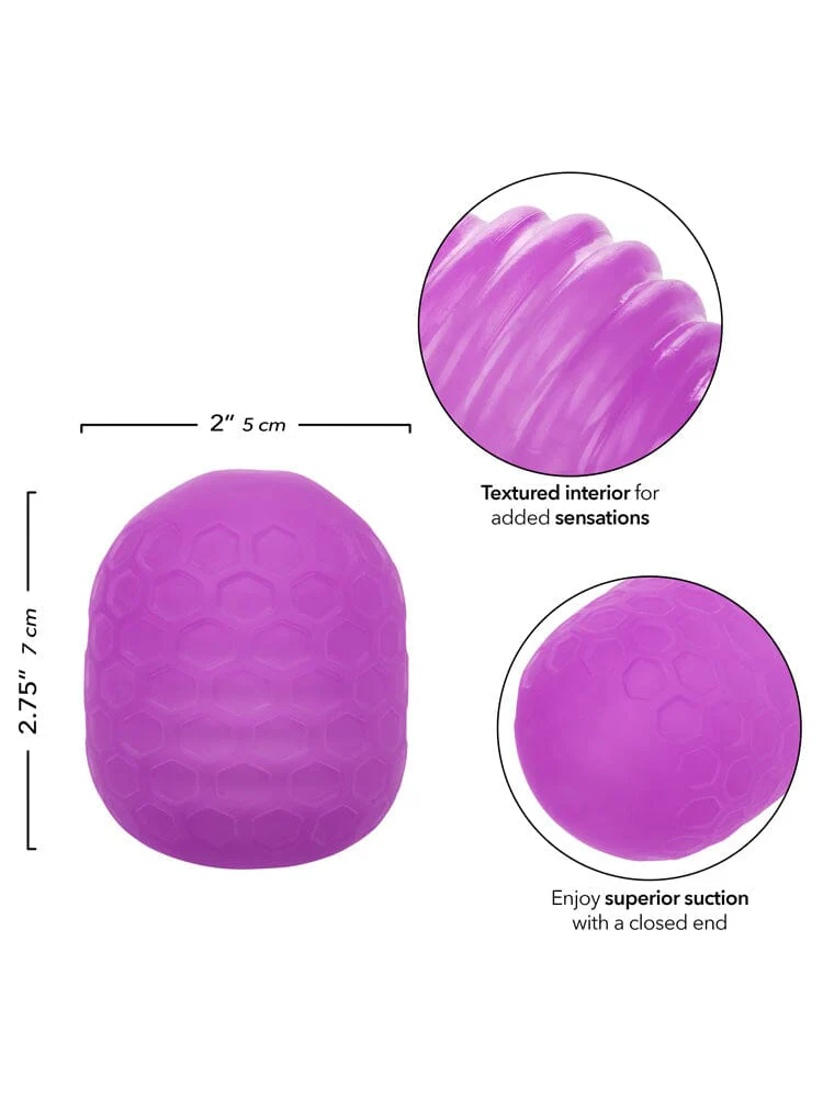 Pop Sock Textured Reversible Ribbed Personal Pocket Stroker - Image 3