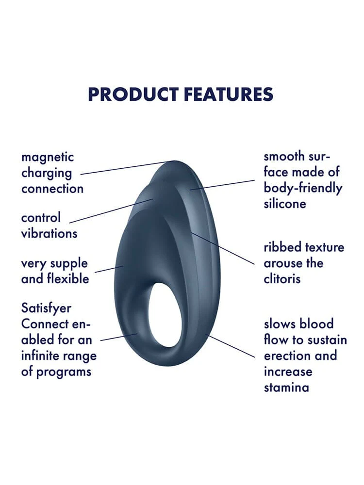 Powerful One Connect App Penis Ring - Image 3