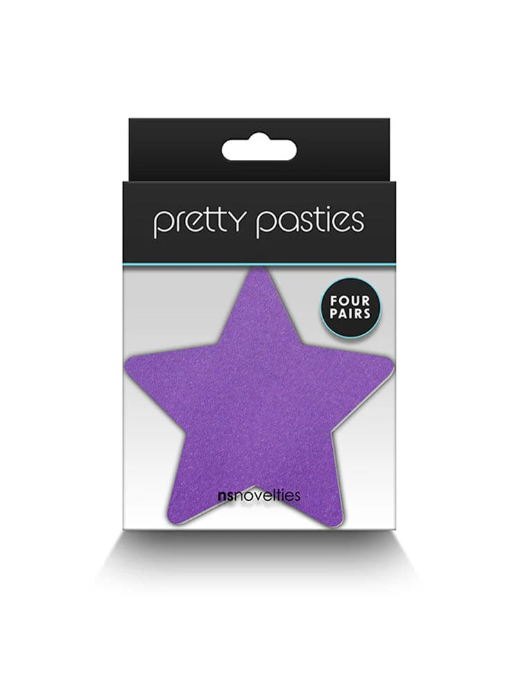Pretty Pasties 4 Pairs Star I Nipple Covers - Image 2