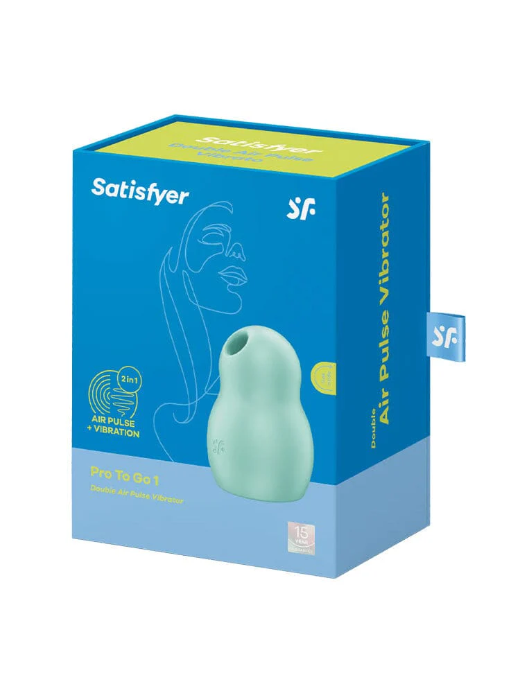 Pro To Go 1 Mint Air Pulse & Vibration Clitoral Stimulator - Image 2