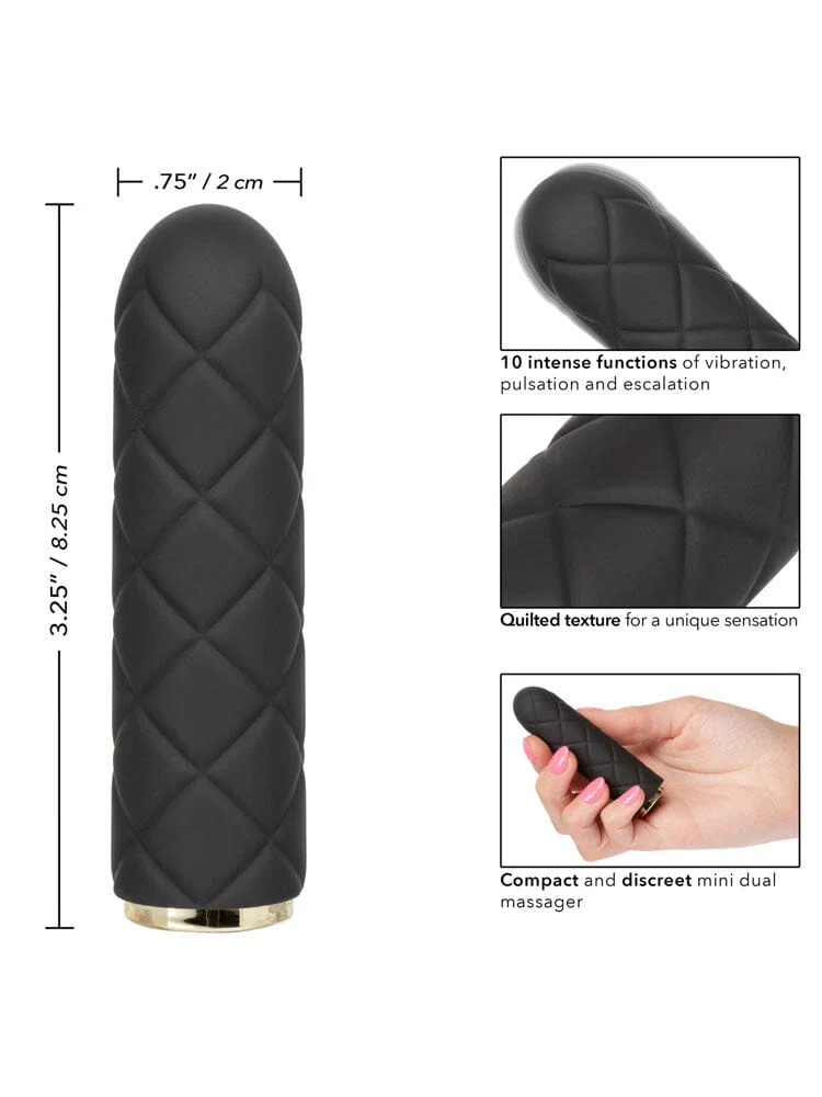 Raven Quilted Seducer Compact Clitoral Vibe - Image 2