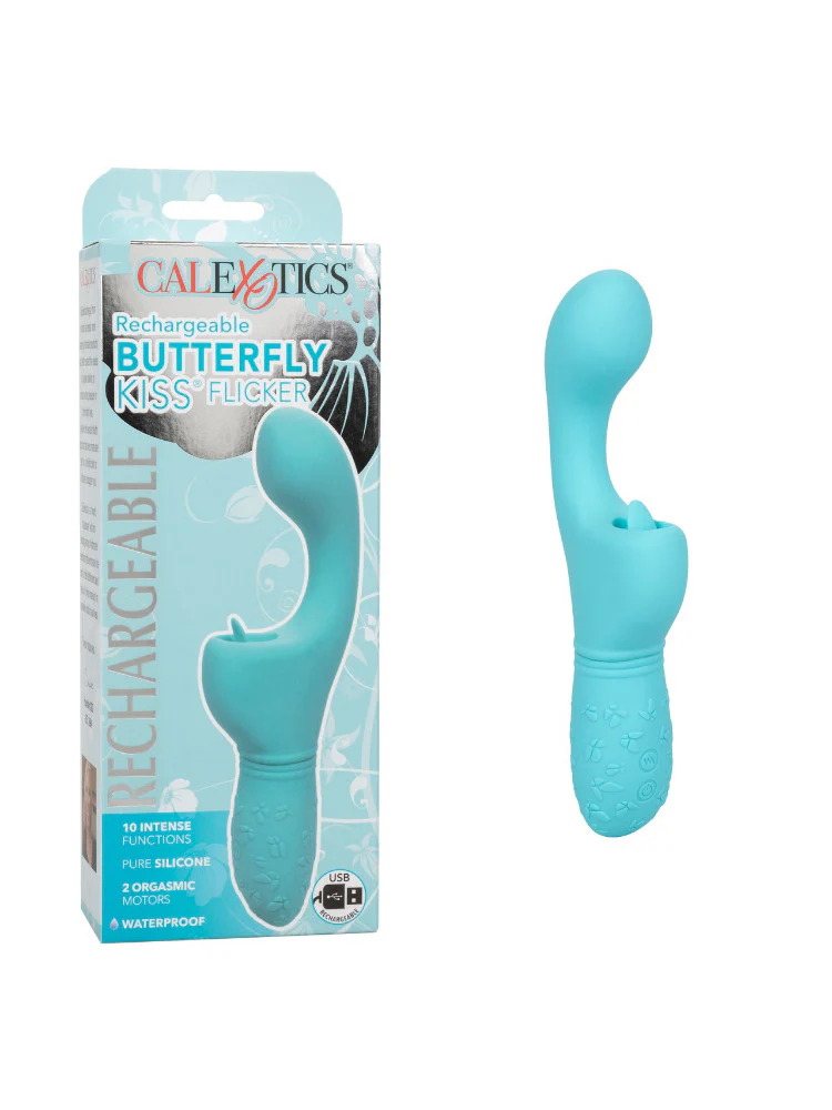 Rechargeable Butterfly Kiss Flicker G-Spot Vibrator - Image 5