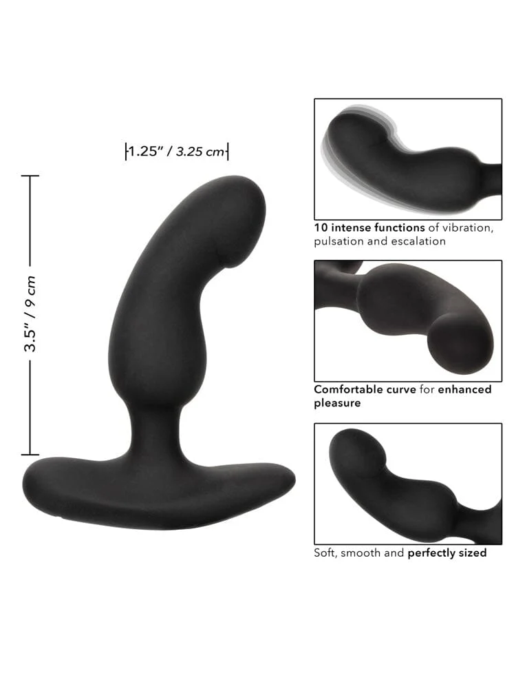 Rechargeable Silicone Curved Anal Probe - Image 2