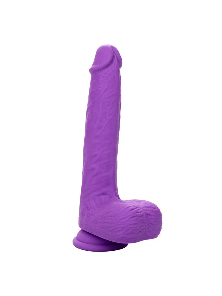 Silicone Studs Gyrating and Thrusting Rechargeable Dildo
