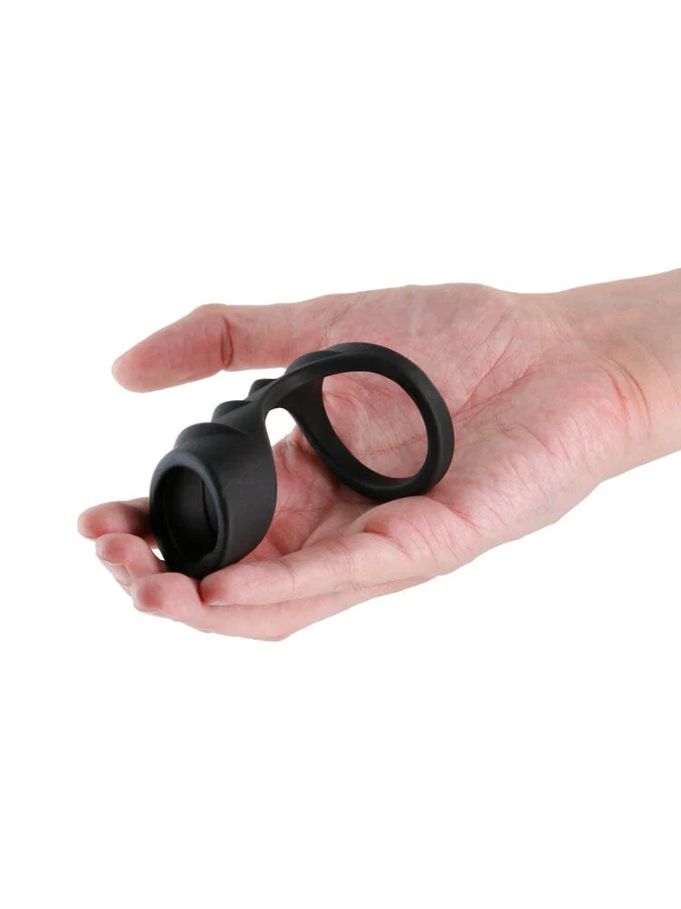 Renegade Bolster Black Silicone Erection Enhancement Ring - Image 2