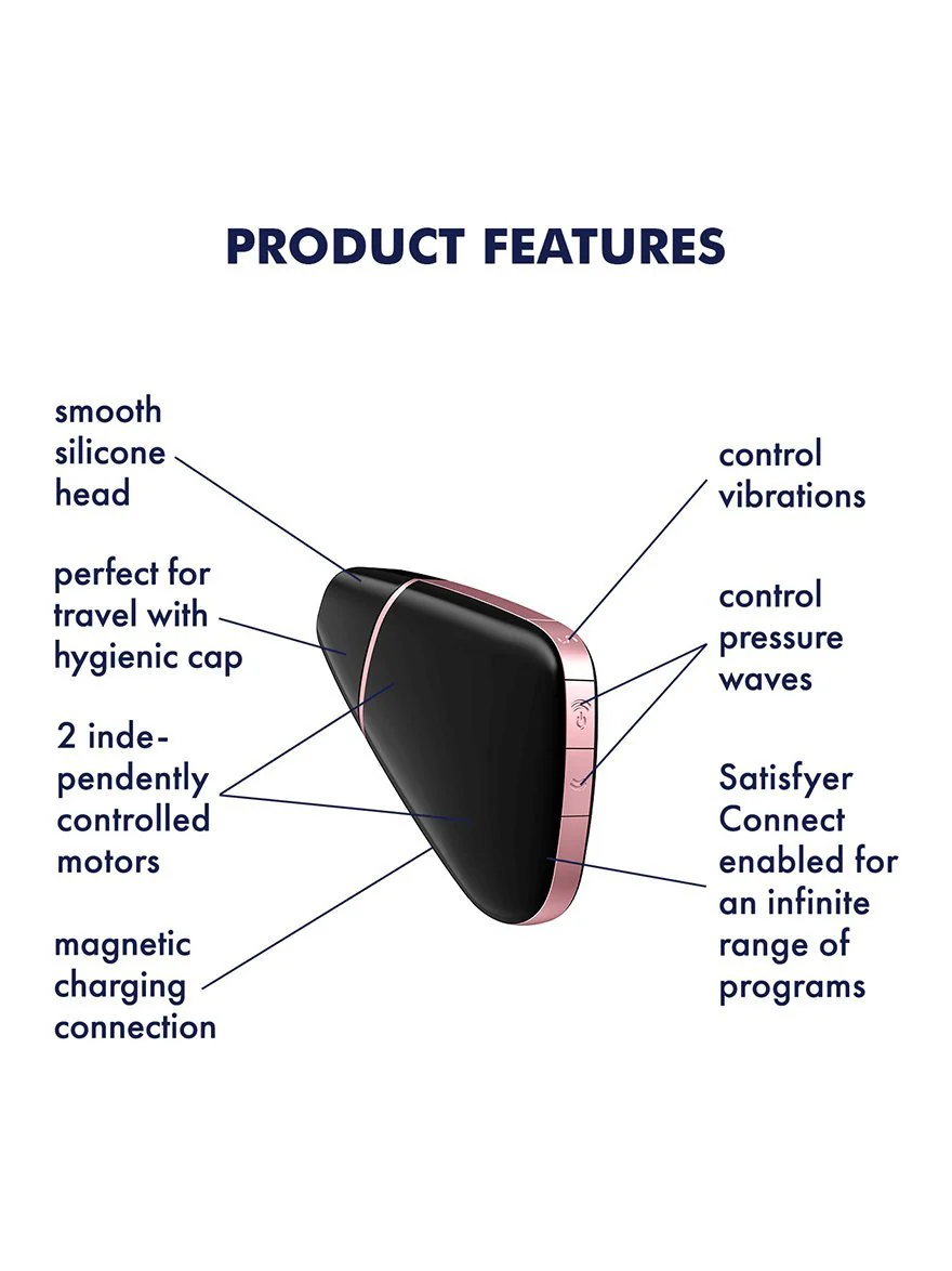 Love Triangle Air Pulse Stimulator - Image 2