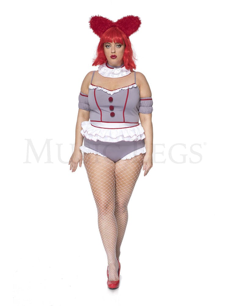 Scary Clown - 4 Piece Costume 1X/2X