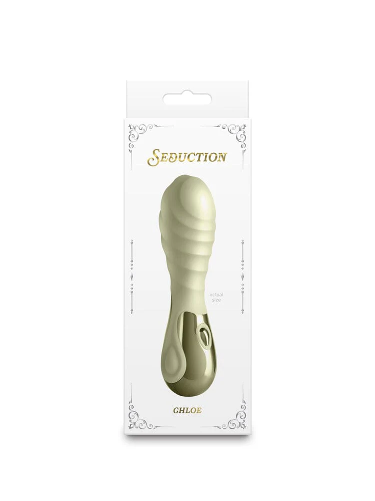 Seduction - Chloe - Metallic Cream Vibrator - Image 2