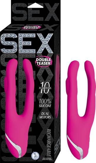 Sex Double Teaser Rechargeable Vibrator - Image 2