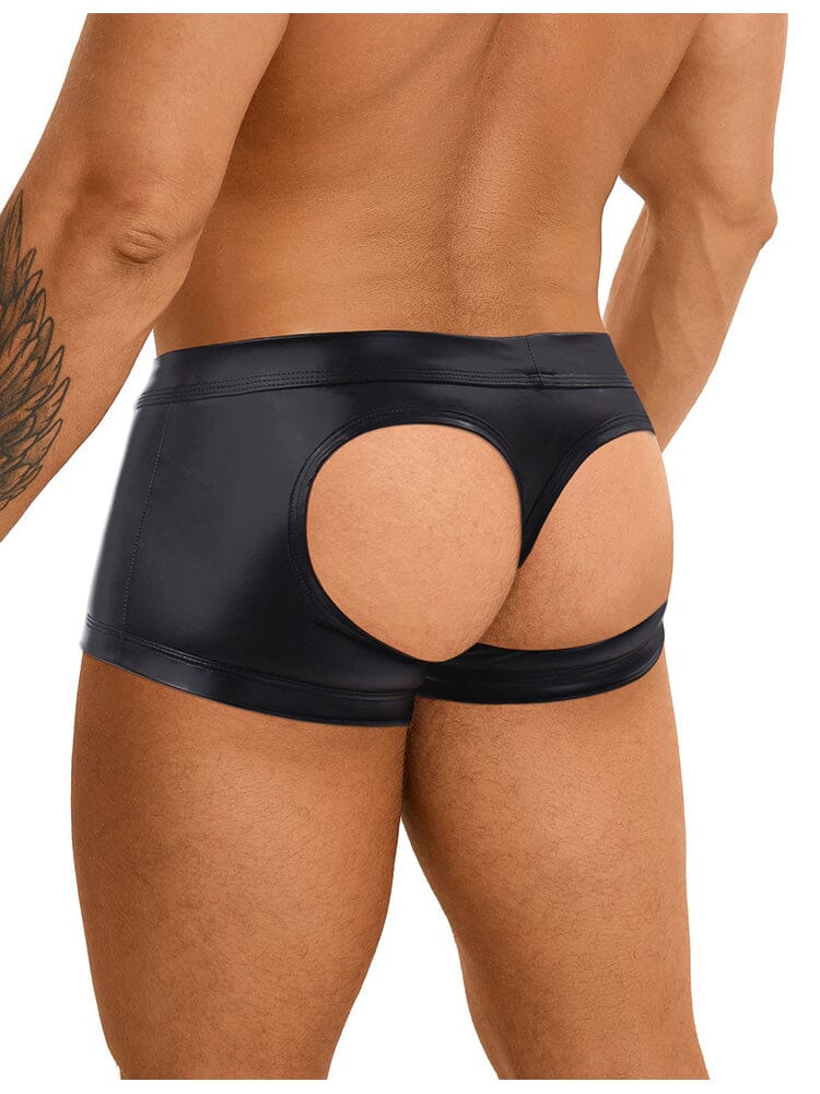Sexy Leather Hollow Hip Men's Boxer L/XL - Image 2
