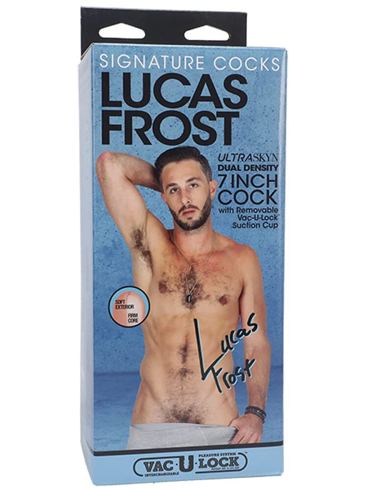 Signature Cocks Lucas Frost 7" Dual-Density Vac-U-Lock Cock - Image 2