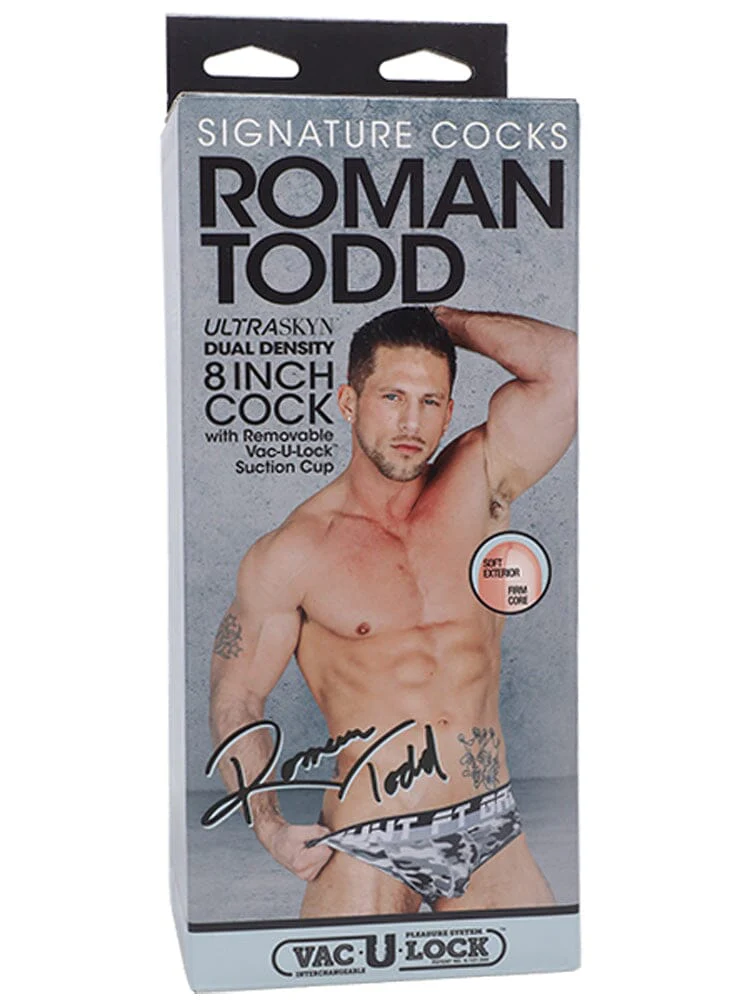Signature Cocks Roman Todd 8" Dual-Density Vac-U-Lock Cock - Image 2