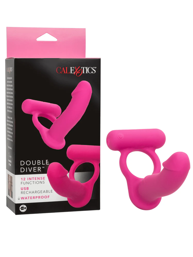 Rechargeable Double Diver Couples Enhancer - Image 2