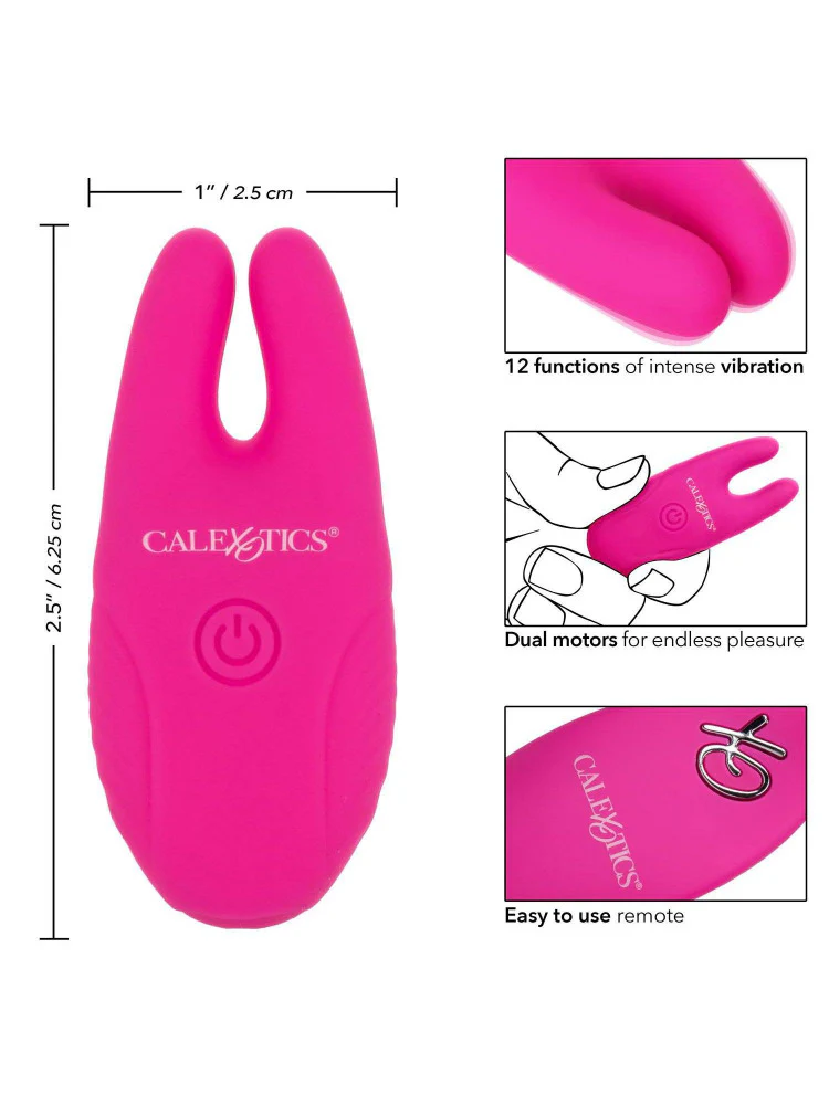 Silicone Rechargeable Remote Nipple Clamps - Image 2