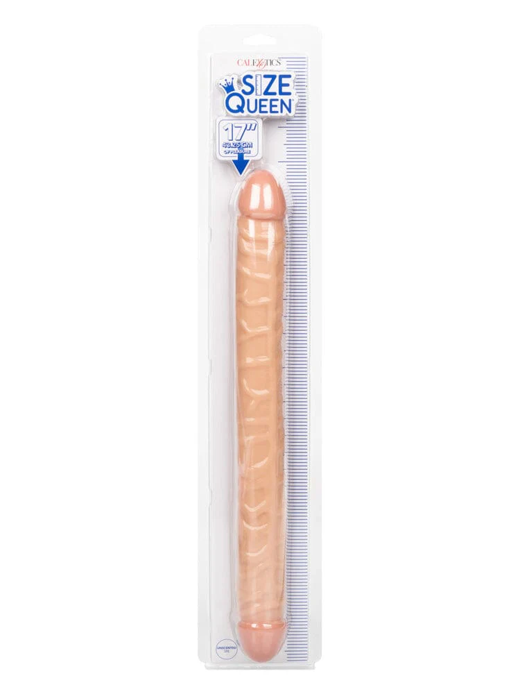 Size Queen 17” Realistic Double Dildo - Image 11