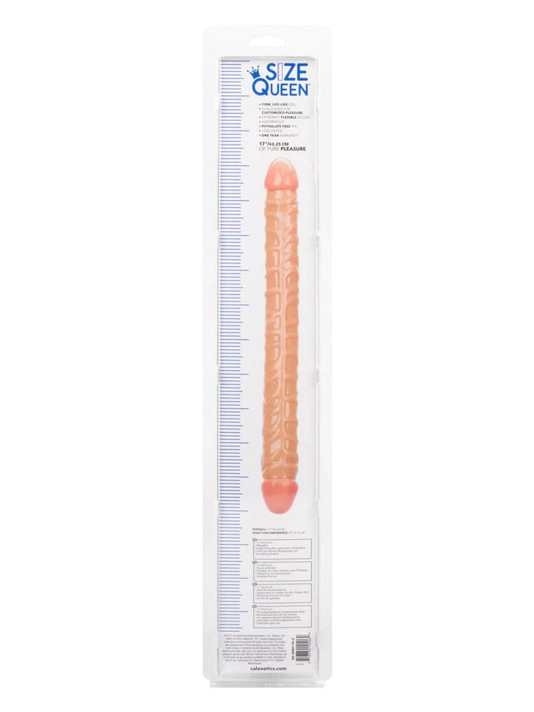 Size Queen 17” Realistic Double Dildo - Image 12