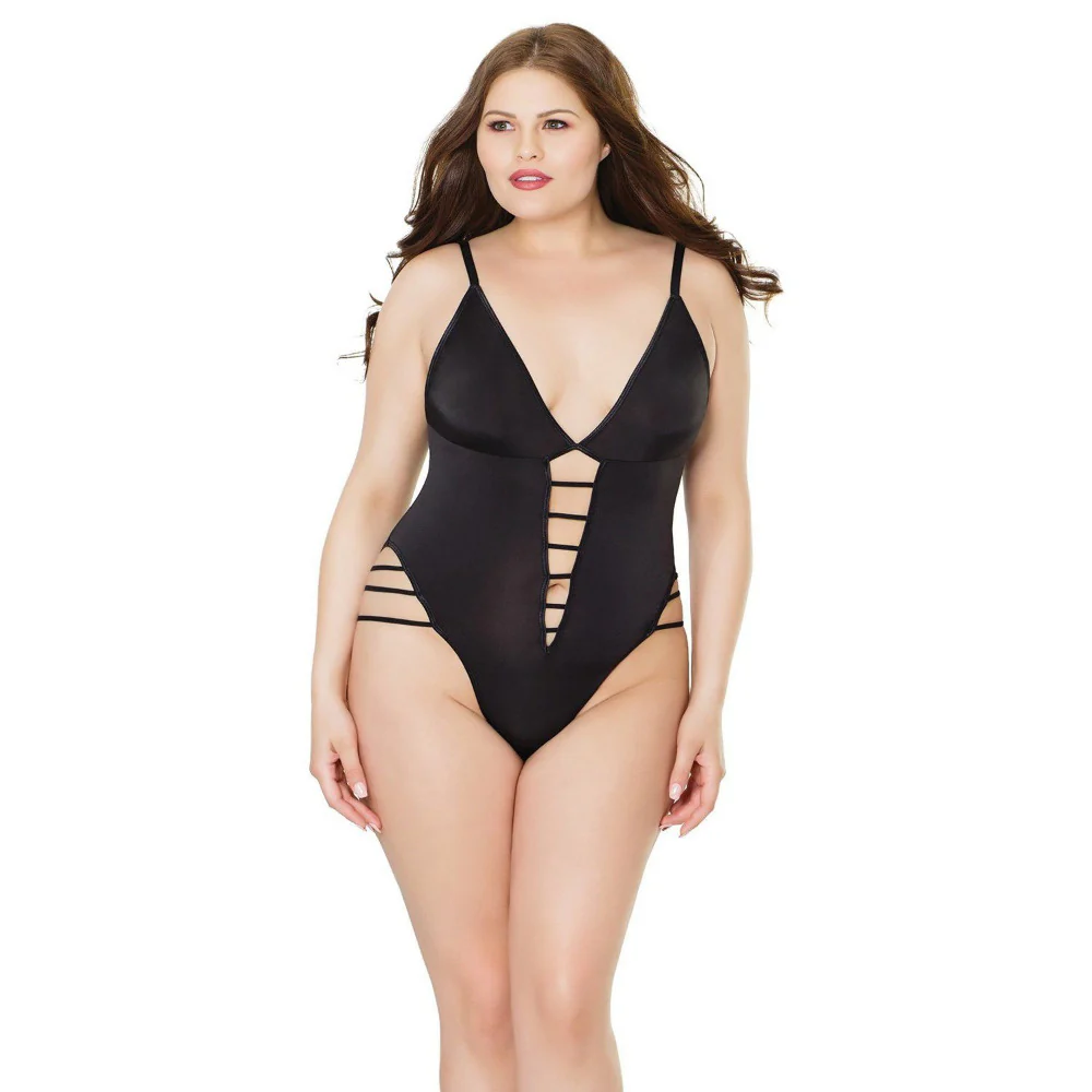 Strappy Microfiber Teddy - Image 2
