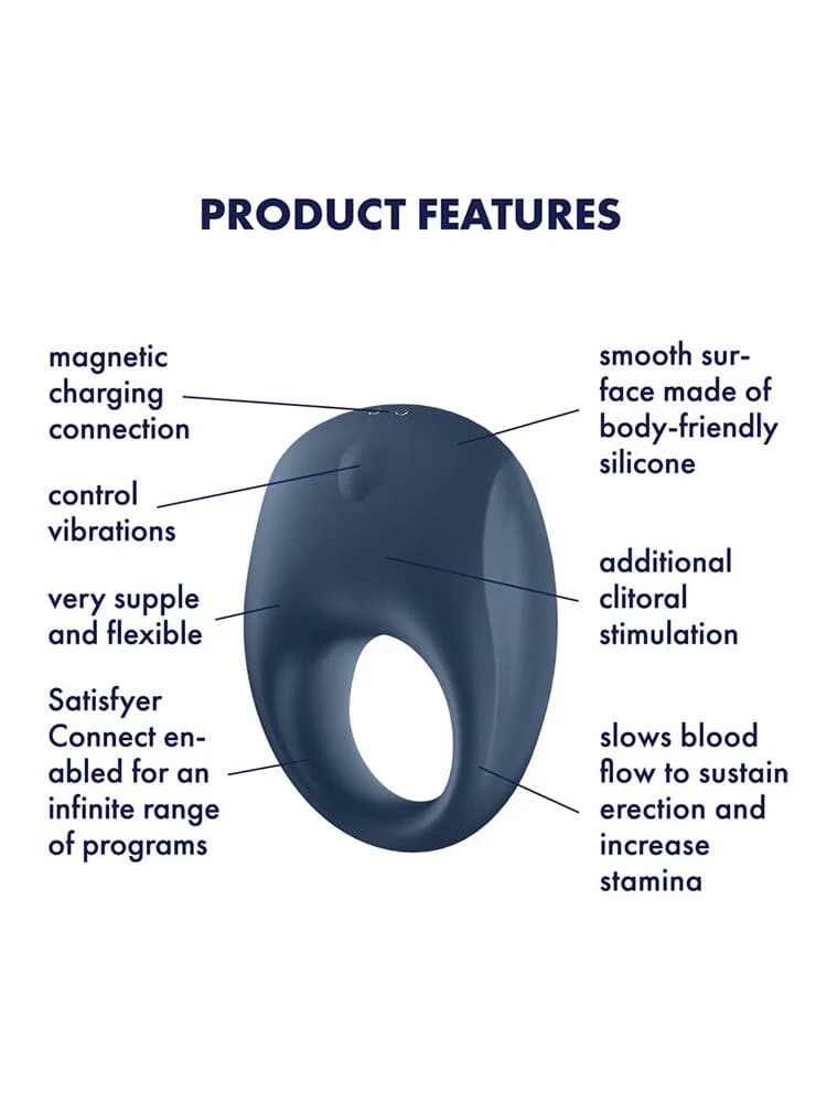 Strong One Connect App Silicone Penis Ring - Image 3