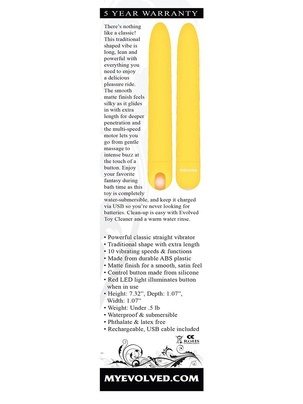 Sunny Sensations Rechargeable Vibrator - Image 3