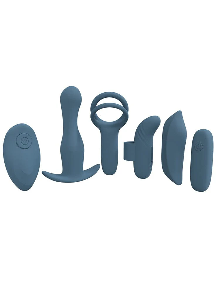 Loveline Silicone Supreme Weekend Remote Bullet Vibrator Kit