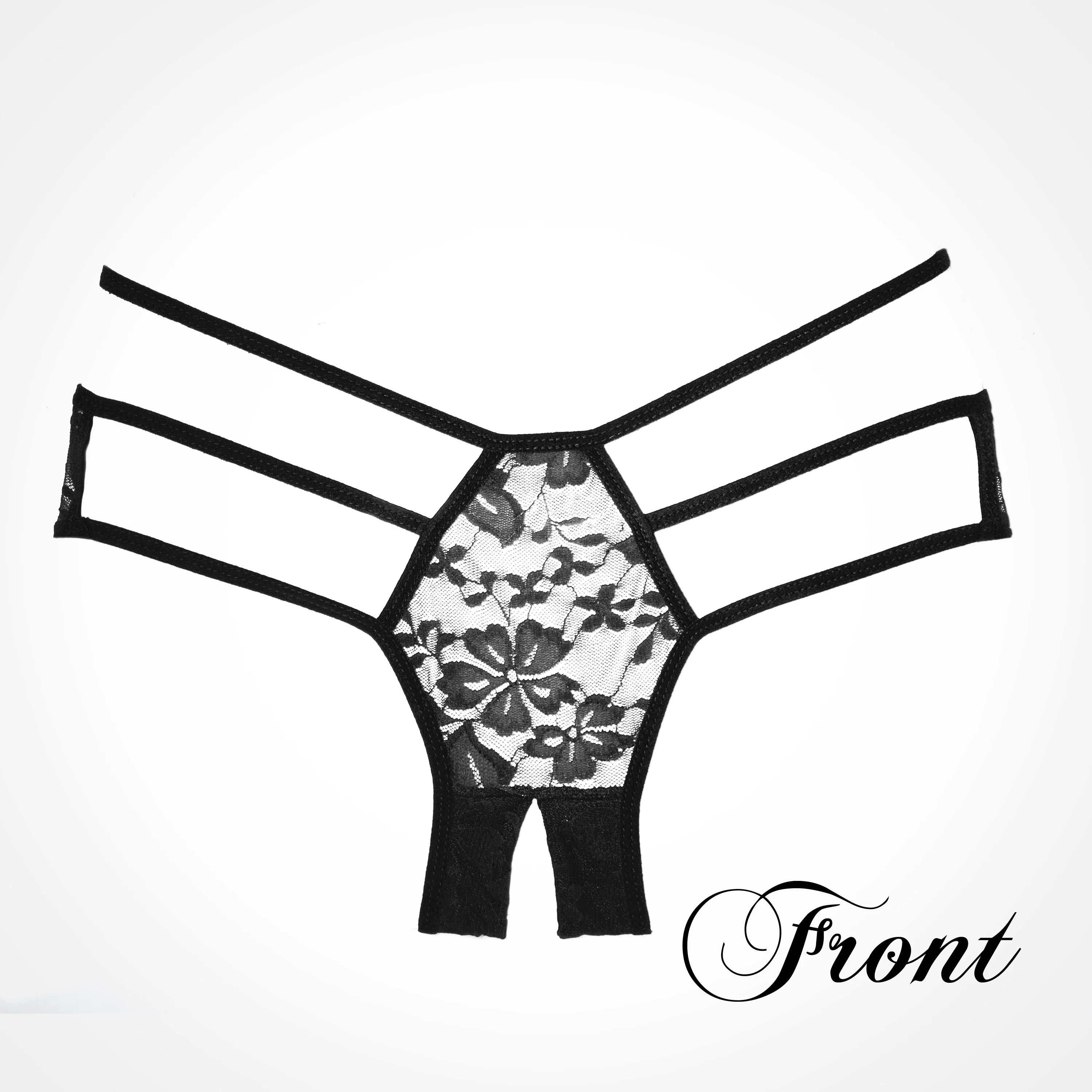 Adore Sweet Heavens Crotchless Lace Panty