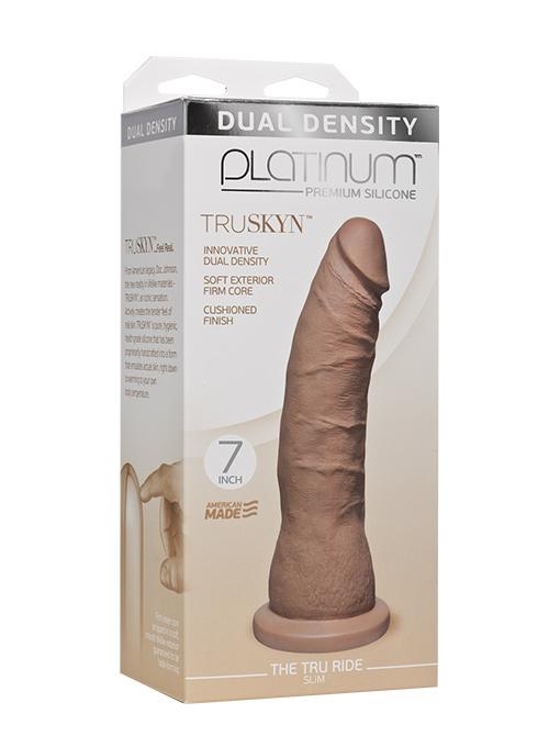TruSkyn The Tru Ride Slim Platinum Dildo - Image 3