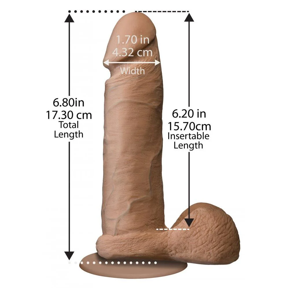 Realistic Cock Vac-U-Lock UltraSkyn Dildo - Image 5