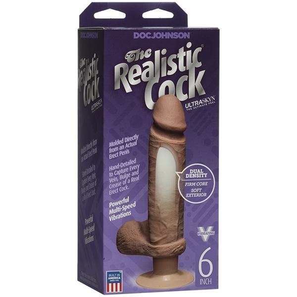 Realistic Cock UltraSkyn Vibrating Dildo - Image 4