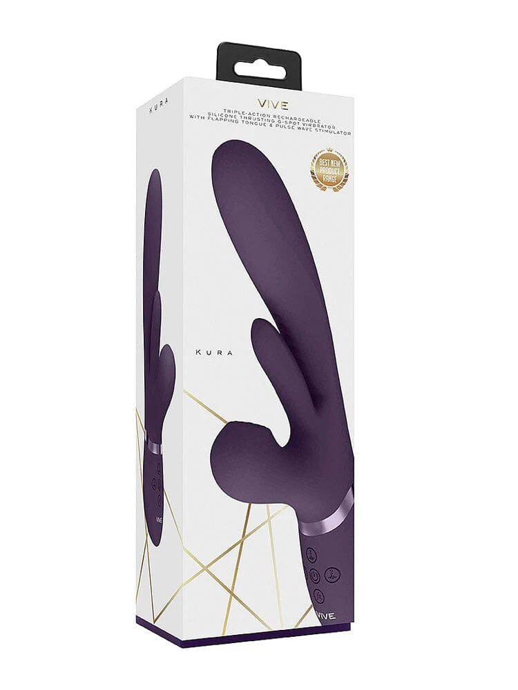 VIVE G-Spot Thrusting Flapper Pulse Wave Rabbit Vibrator - Image 2
