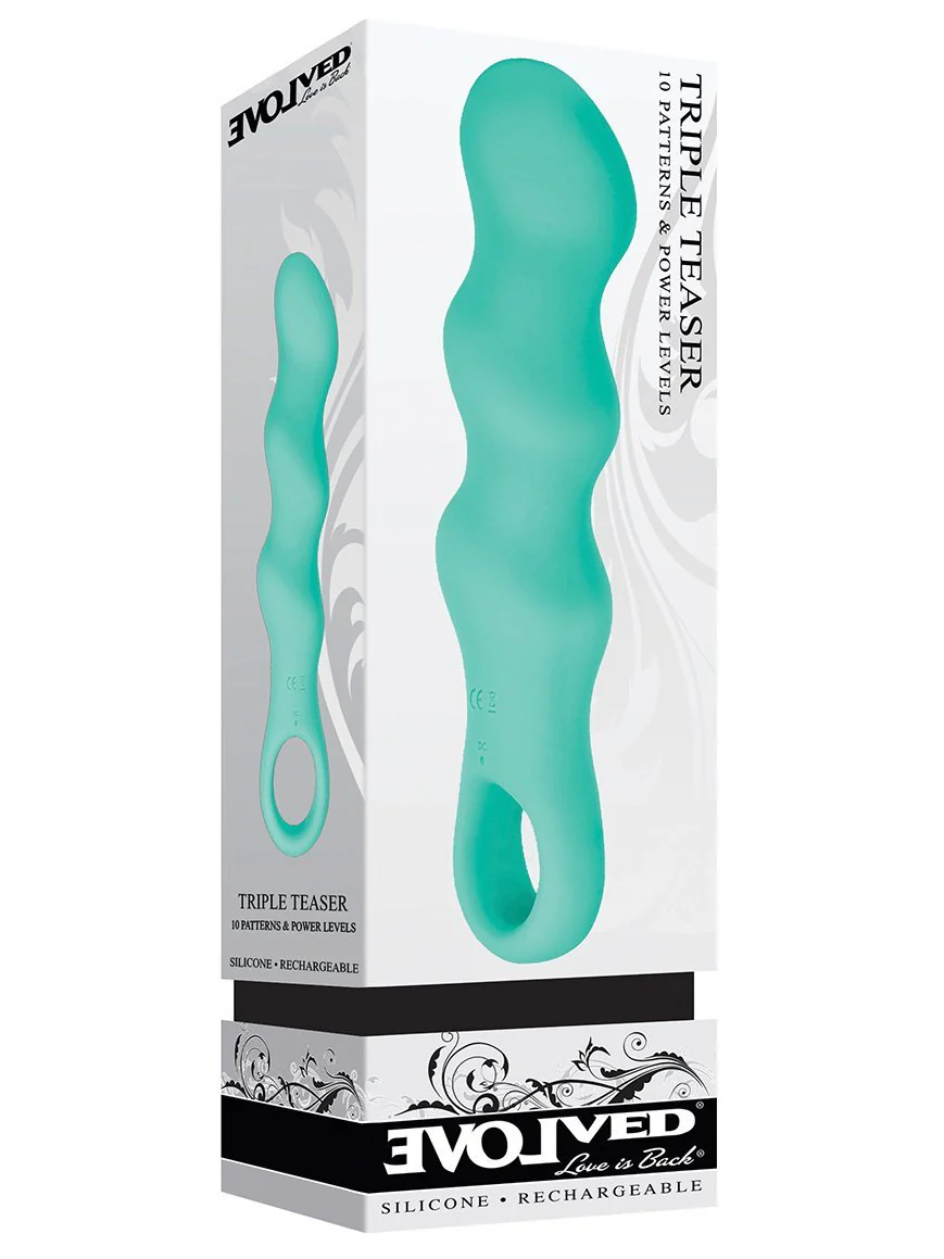 Triple Teaser Rechargeable Vibrator - Image 2