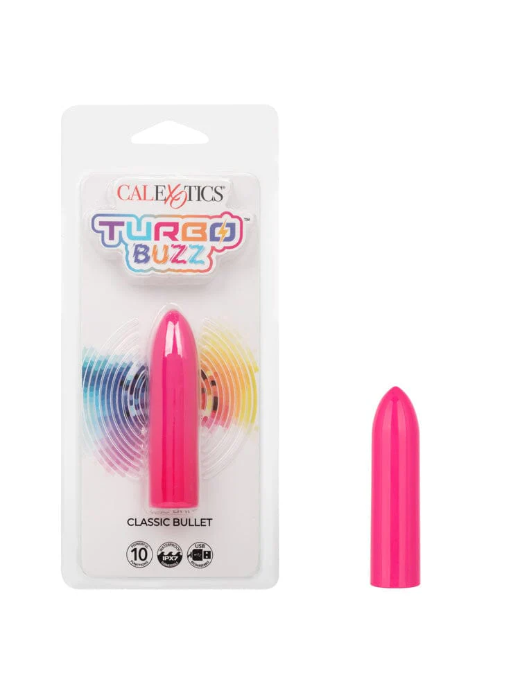 Turbo Buzz Pink Rechargeable Classic Bullet Vibrator - Image 2