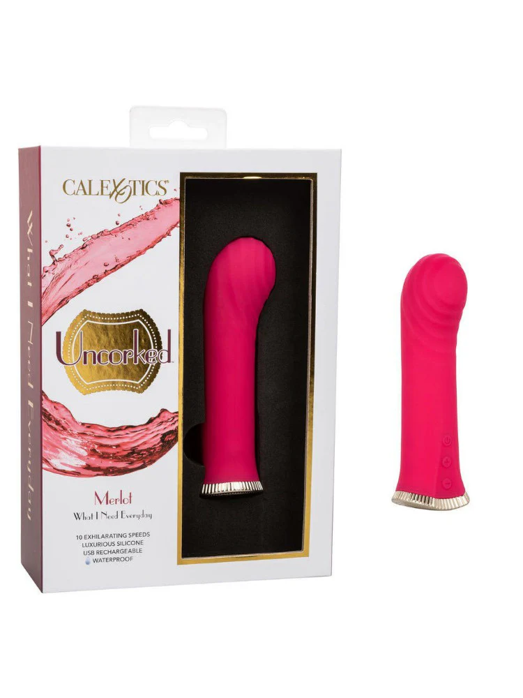Uncorked: Merlot Rechargeable Mini Massager - Image 3