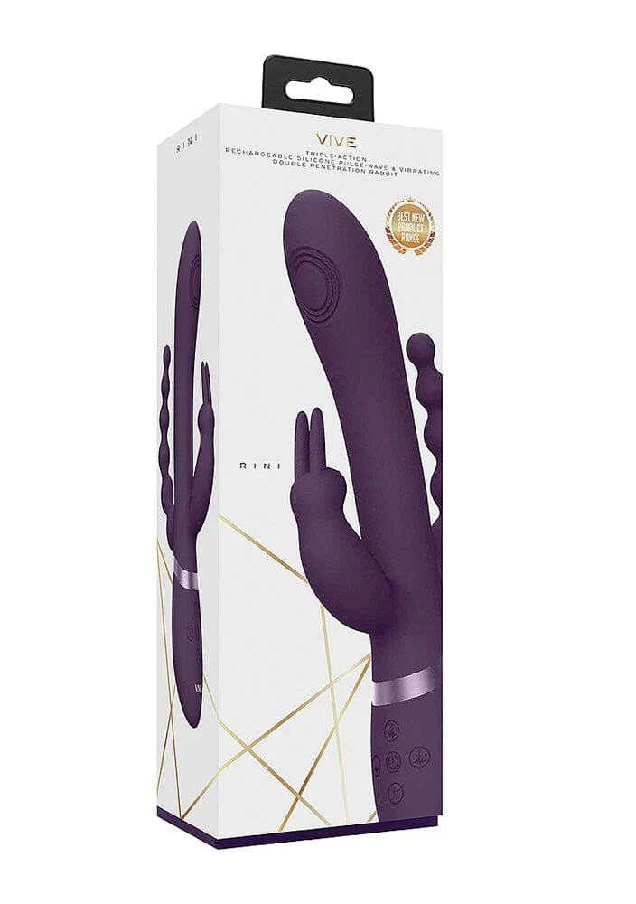VIVE Rini Pulse Wave Triple Stimulation Rabbit Vibrator - Image 6