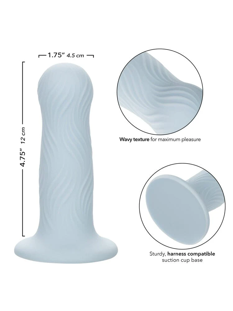 Wave Rider Liquid Silicone Waterproof Foam Contoured Dildo - Image 3