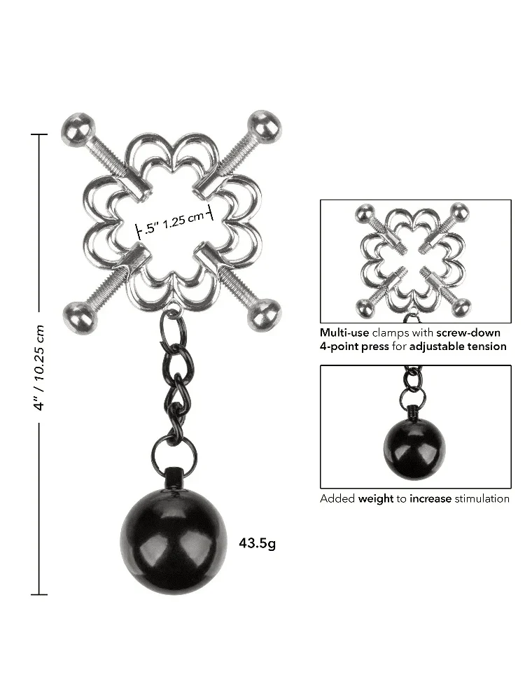 Nipple Grips Weighted 4-Point Nipple Press - Image 3