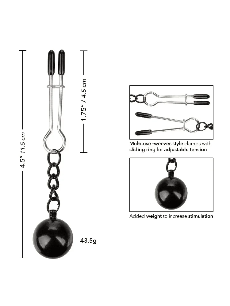 Nipple Grips Weighted Tweezer Nipple Clamps - Image 3