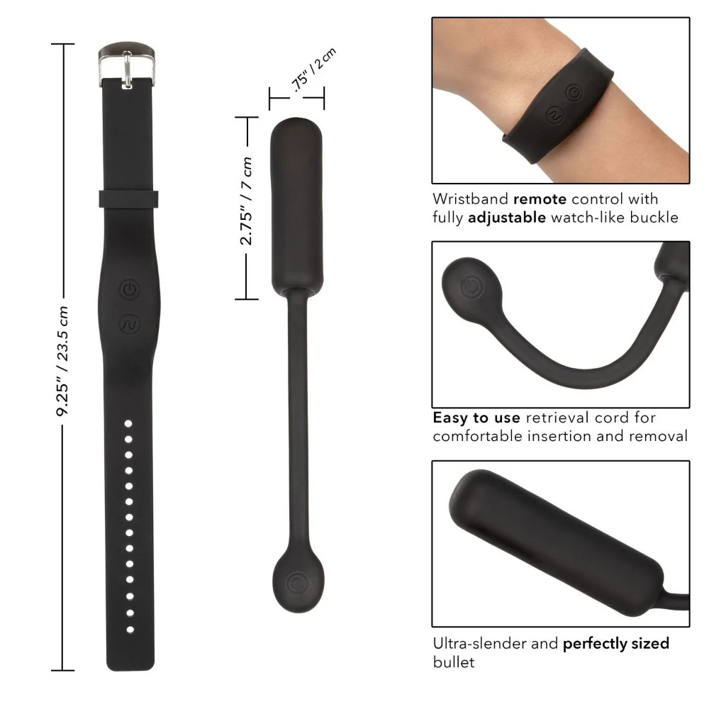 Wristband Remote Petite Bullet Vibrator - Image 3